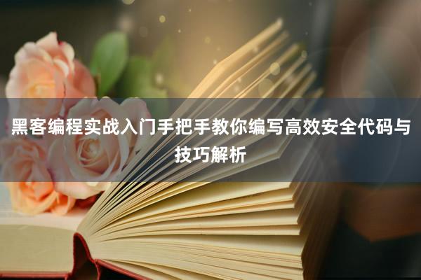 黑客编程实战入门手把手教你编写高效安全代码与技巧解析